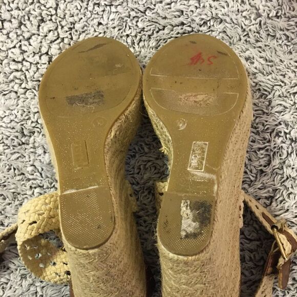Tropical Boho Wedge Sz 10 - Picture 3 of 7